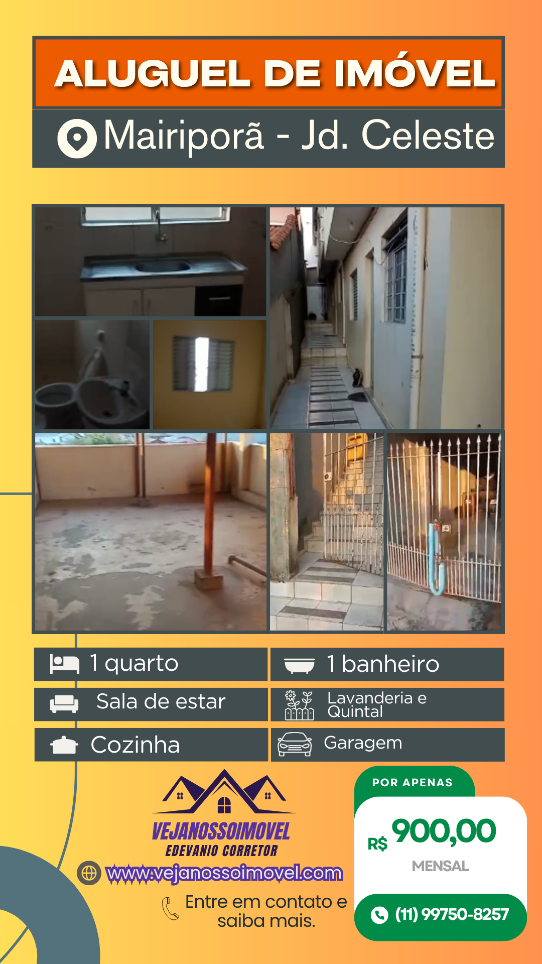 Story do Instagram Aluguel de imóvel imobiliária modular moderno bege e laranja (4).png